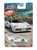 HotWheels Silver Series Vintage Club"Lamborghini Countach LP 5000 QV Imported Card Art Mainline 1:64 Scale